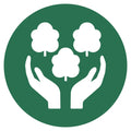 <p>planting trees </p><p>to support reforestation</p>