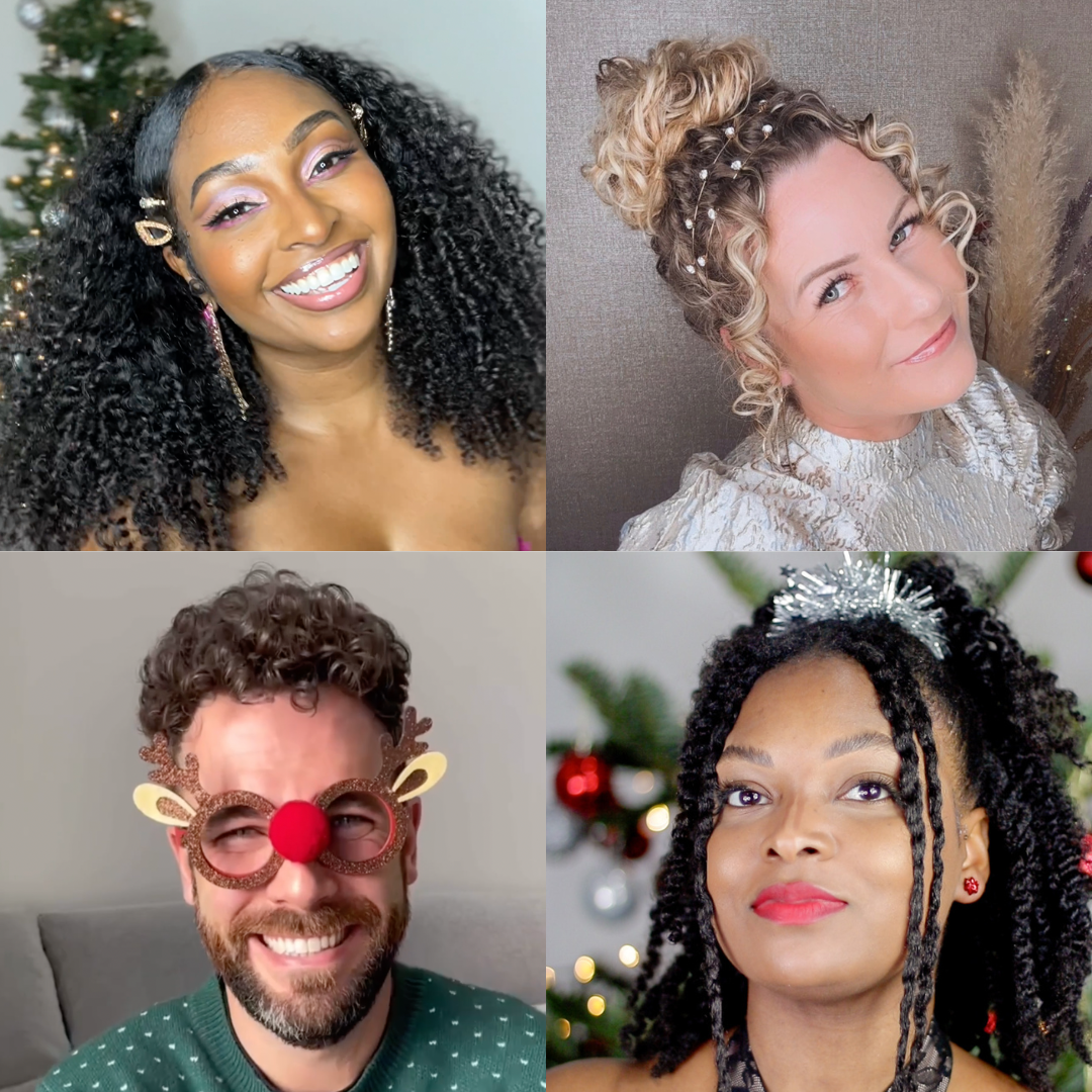 Christmas Curls With Our Ambassadors This Holiday Season