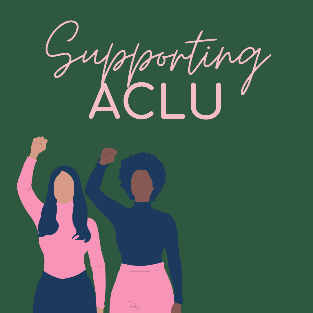 We're giving back to ACLU!