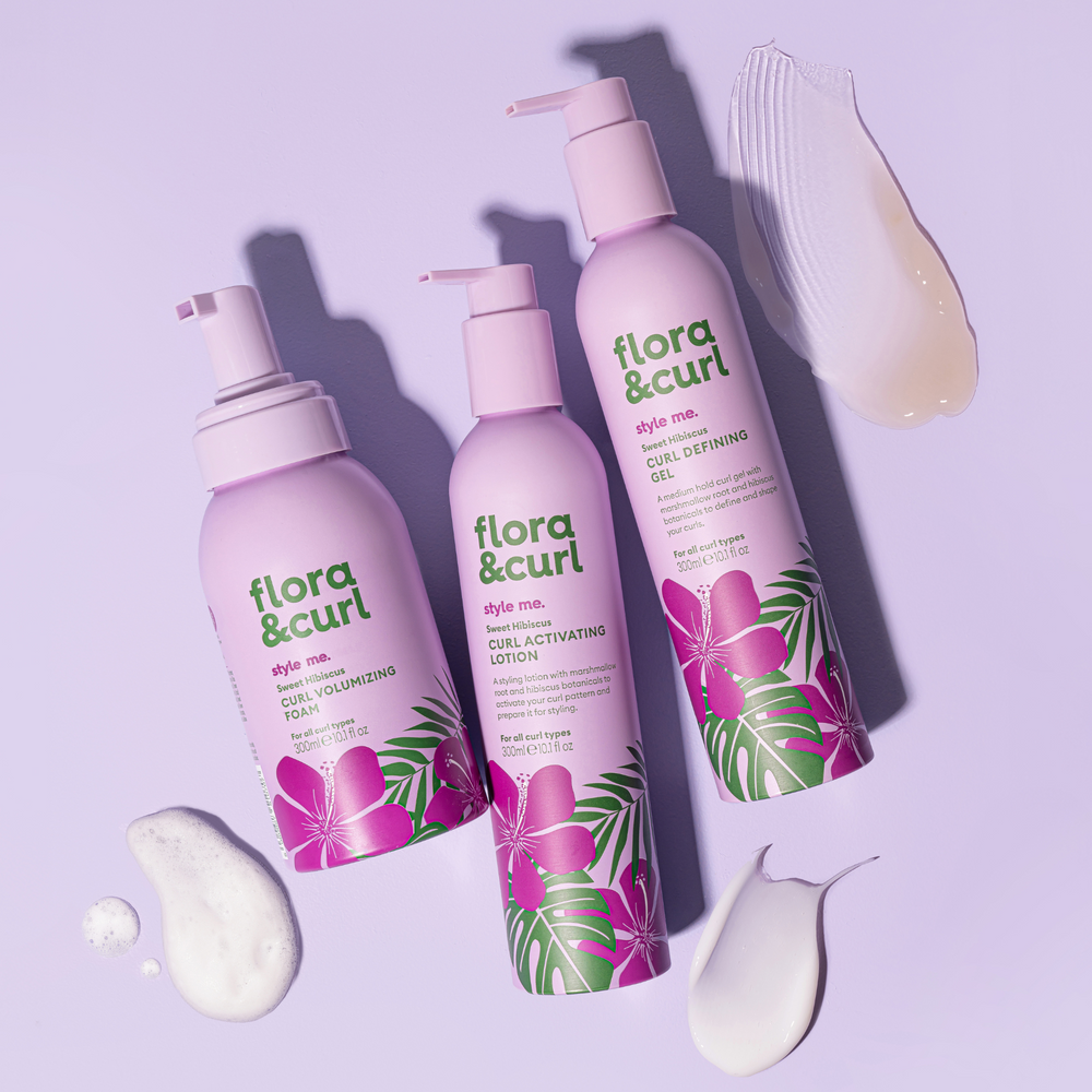 Wavy Hair Styling Kit Styling Products For Wavy Hair Flora & Curl