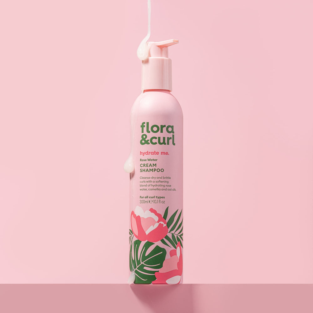 Hydrating Cream Shampoo | Curly Hair Shampoo | Flora & Curl