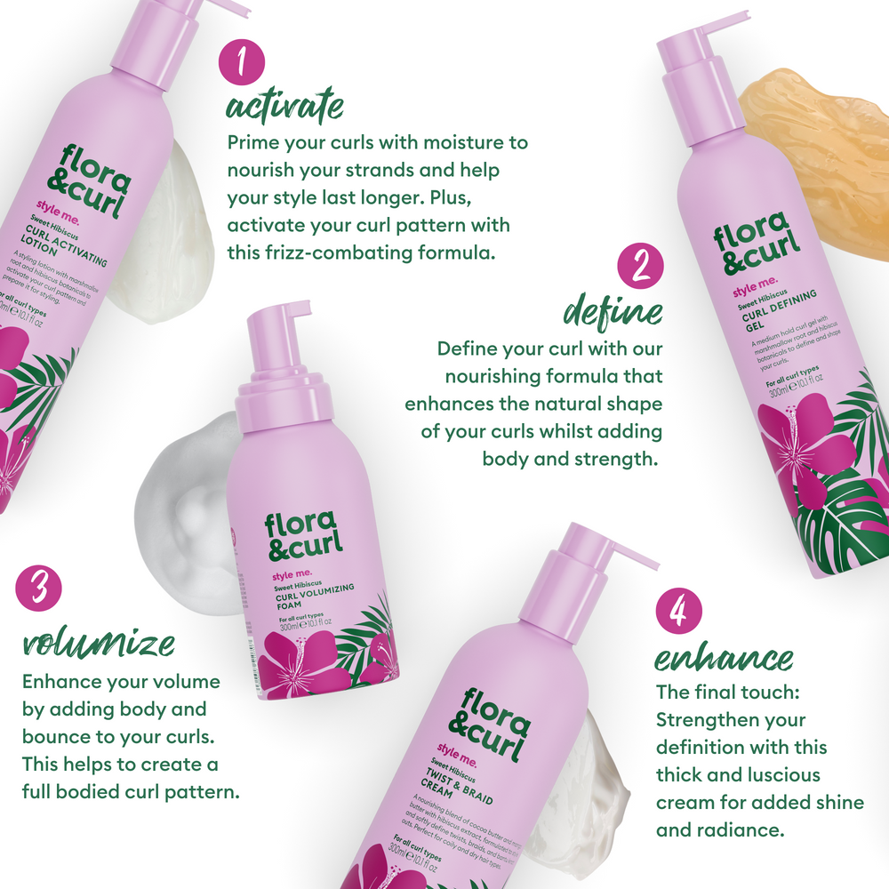 Complete Styling Set | Curly Hair Styling Products | Flora & Curl